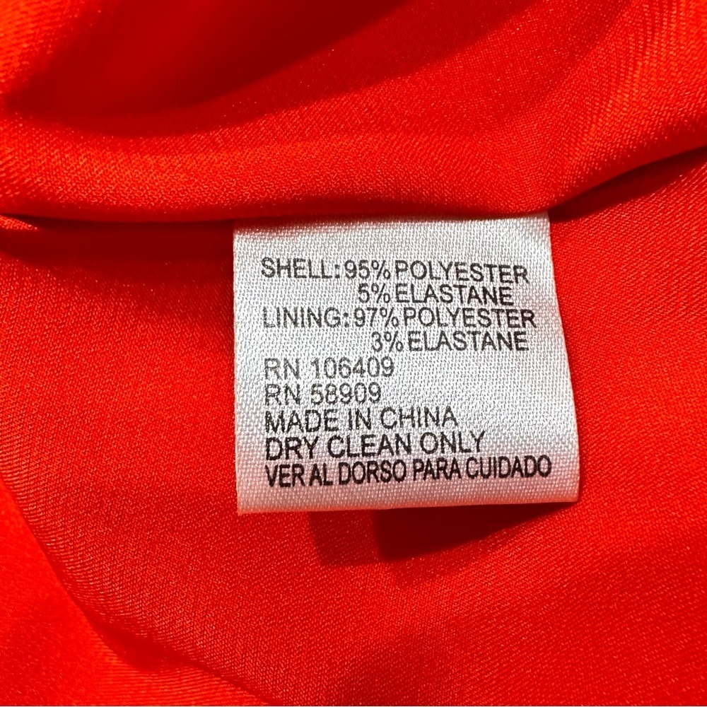 Daniel Cremieux Red A-Line Spaghetti Strap Dress Gold Grommet Detail - Picture 10 of 13
